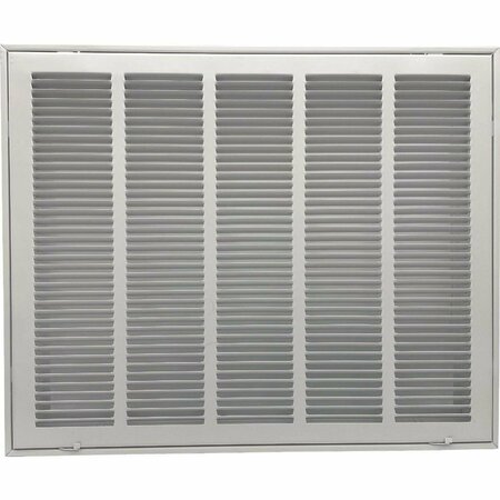 AMERIFLOW 25 In. x 20 In. White Filter Grille 326W25X20